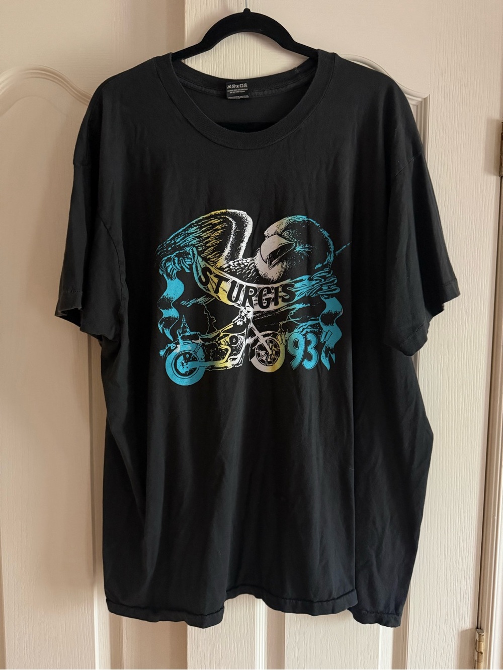 Vintage Sturgis 1993 Black Short Sleeve Graphic Tee